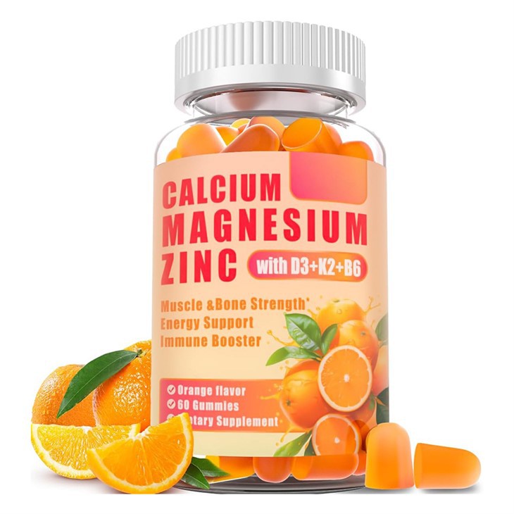 Cailciam Maignéisiam Sinc D3k2 Gummies