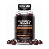 Gummies muisiriún 10 Cumaisc Muisiriún le haghaidh Díolúine Fócais Folláine an Chomhlachta Uile