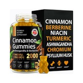 Gummies Cinnamon Préimh Tacaíocht Siúcra Fola Dúlra do Mhaireachtáil Bheoga