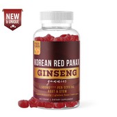 Gummy dearg ginseng